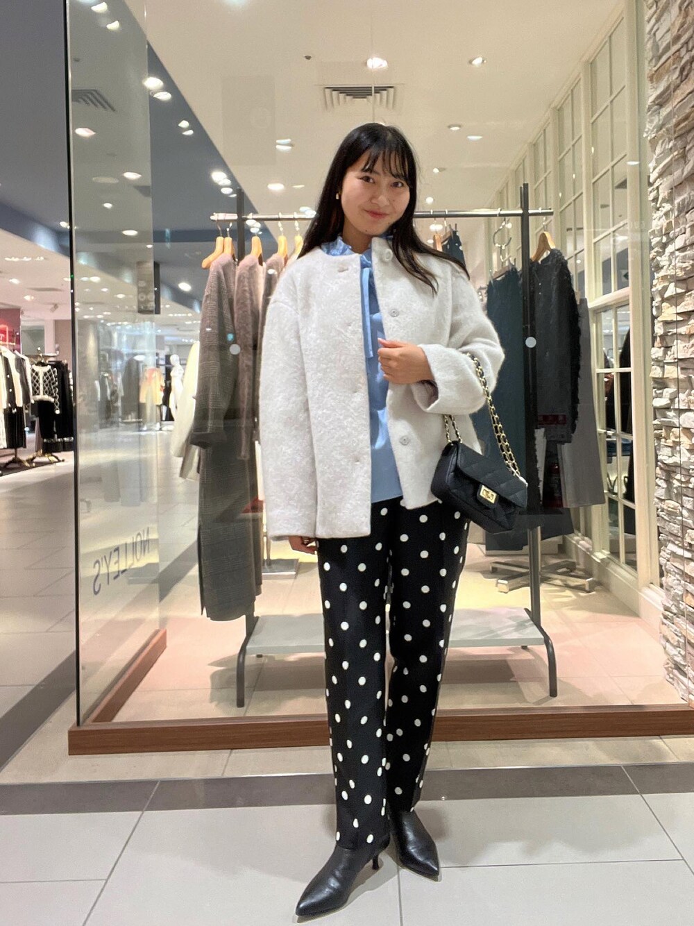 NOLLEY'S Sophi（ノーリーズソフィ）の「バックサテンドット