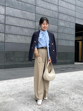 「NOLLEY’S（ノーリーズ）のアイテム（ジャケット/アウター）」を使った、めいめい🐑さん（レディース・158cm）の冬コーディネート