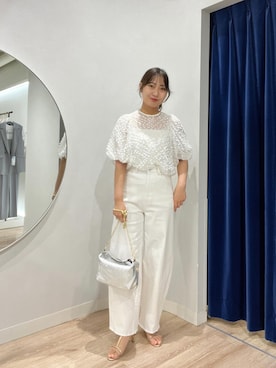 「Rie Miller（リエミラー）のアイテム」を使った、めいめい🐑さん（レディース・158cm）の春コーディネート