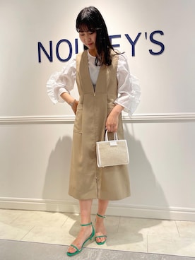 「Rie Miller（リエミラー）のアイテム」を使った、めいめい🐑さん（レディース・158cm）の春コーディネート