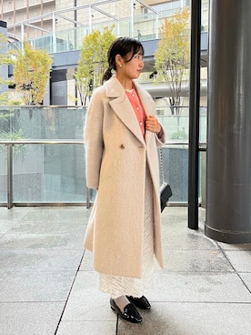 「カラー×コーデ」｜「アイテム（その他アウター）」を使った、めいめい🐑さん（レディース・158cm）の秋コーディネート