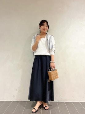 「Rie Miller（リエミラー）のアイテム」を使った、めいめい🐑さん（レディース・158cm）の春コーディネート