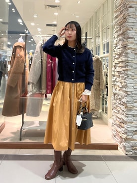 「ノーリーズ」｜めいめい🐑さん（レディース・158cm）の秋コーディネート