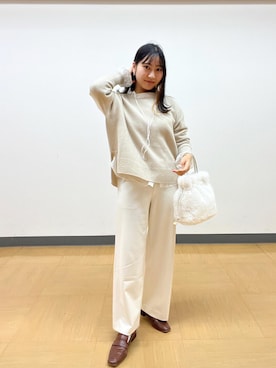 「ノーリーズ」｜めいめい🐑さん（レディース・158cm）の冬コーディネート