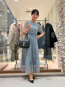 「ドレスシューズ」｜「アイテム（ワンピース/ドレス）」を使った、めいめい🐑さん（レディース・158cm）の秋コーディネート
