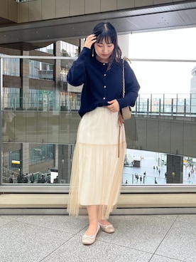 「ノーリーズ」｜めいめい🐑さん（レディース・158cm）の夏コーディネート