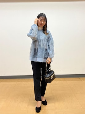 「ノーリーズ」｜めいめい🐑さん（レディース・158cm）の冬コーディネート