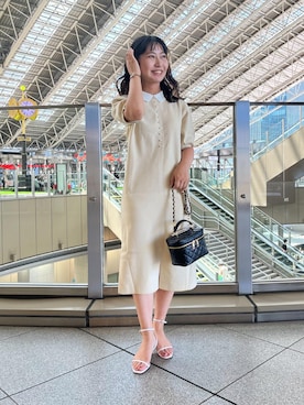 「ノーリーズ」｜めいめい🐑さん（レディース・158cm）の夏コーディネート