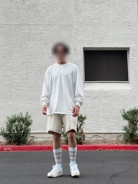 「アイテム（スウェットパンツ）」を使った、Kith Su Kithさん（メンズ・160cm）の秋コーディネート