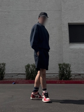 「KITH（キス）のアイテム（キャップ）」を使った、Kith Su Kithさん（メンズ・160cm）の夏コーディネート
