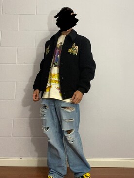 「KITH（キス）のアイテム（ジャケット/アウター）」を使った、Kith Su Kithさん（メンズ・160cm）の秋コーディネート