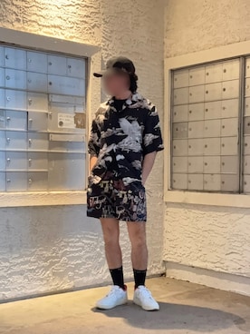 「KITH（キス）のアイテム」を使った、Kith Su Kithさん（メンズ・160cm）の夏コーディネート