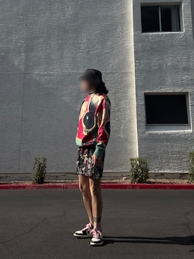 「NIKE（ナイキ）のアイテム（スニーカー、その他）」を使った、Kith Su Kithさん（メンズ・160cm）の夏コーディネート