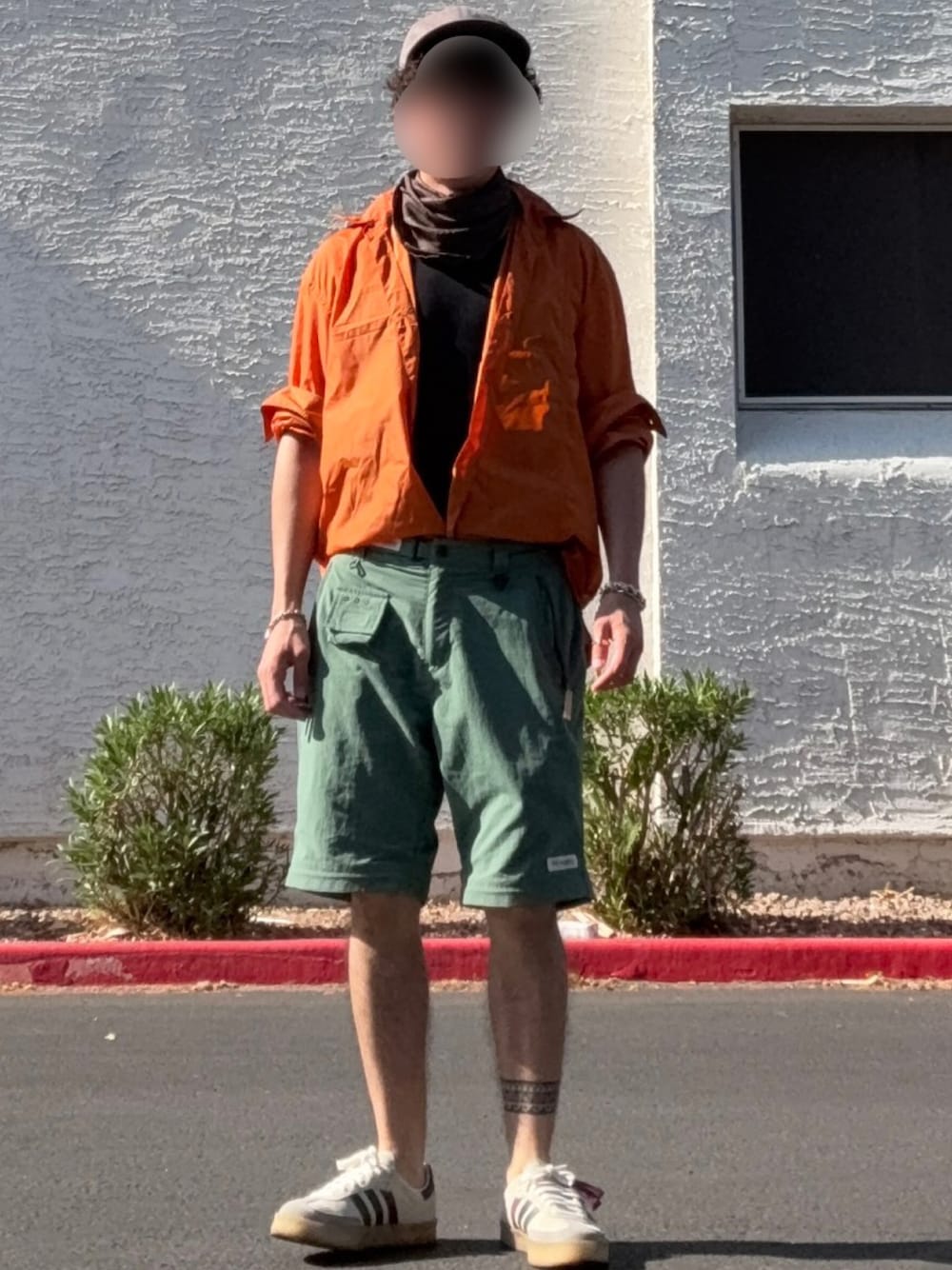 「MARNIのアイテム（ジャケット/アウター、オレンジ系）」を使った、Kith Su Kithさん（メンズ・160cm）の夏コーディネートの1枚目の写真