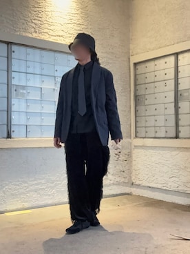 「CDG（シーディージー）のアイテム」を使った、Kith Su Kithさん（メンズ・160cm）の秋コーディネート