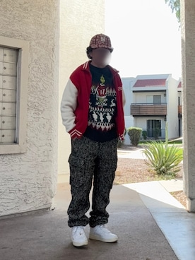 「アイテム（その他アウター）」を使った、Kith Su Kithさん（メンズ・160cm・30代）の冬コーディネート