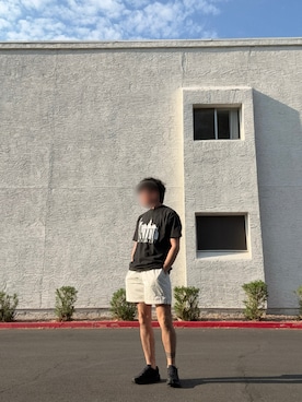 「アイテム（スニーカー）」を使った、Kith Su Kithさん（メンズ・160cm・30代）の夏コーディネート