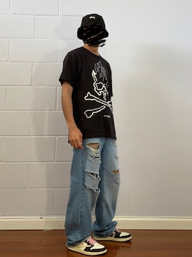 「CACTUS（カクタス）のアイテム」を使った、Kith Su Kithさん（メンズ・160cm）の秋コーディネート