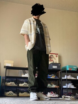 「KITH（キス）のアイテム（ジャケット/アウター）」を使った、Kith Su Kithさん（メンズ・160cm）の春コーディネート