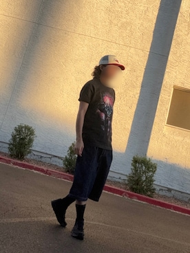 「Levi's（リーバイス）のアイテム（パンツ）」を使った、Kith Su Kithさん（メンズ・160cm）の夏コーディネート