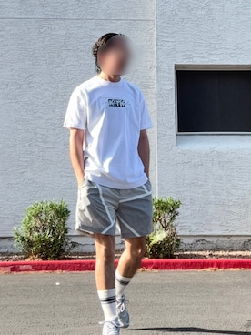 「KITH（キス）のアイテム（シューズ）」を使った、Kith Su Kithさん（メンズ・160cm）の夏コーディネート