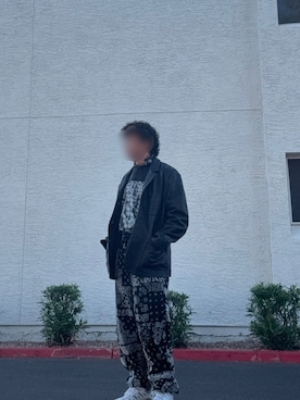 「アイテム（スニーカー）」を使った、Kith Su Kithさん（メンズ・160cm）の冬コーディネート