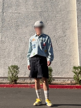 「NIKE（ナイキ）のアイテム」を使った、Kith Su Kithさん（メンズ・160cm）の夏コーディネート