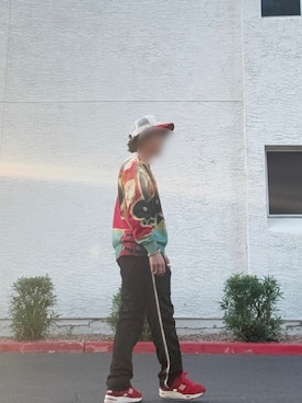 「KITH（キス）のアイテム」を使った、Kith Su Kithさん（メンズ・160cm）の冬コーディネート