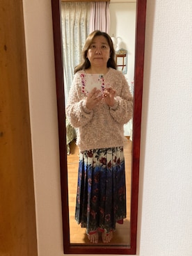 「ScoLar（スカラー）のアイテム」を使った、桜子さん（レディース・158cm）の冬コーディネート