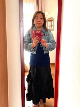 「MAJESTIC LEGON（マジェスティックレゴン）のアイテム（ジャケット/アウター）」を使った、桜子さん（レディース・158cm）の冬コーディネート