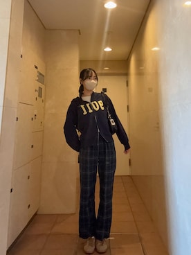 「common gull products.（コモンガルプロダクツ）のアイテム」を使った、piiiacさん（レディース・163cm）の春コーディネート