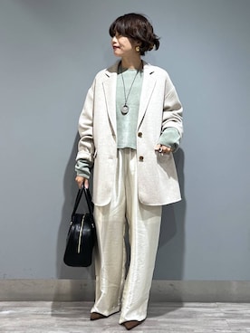 「A part by（アパートバイ）のアイテム」を使った、Aoさん（レディース・161cm）の秋コーディネート