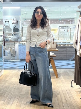 「SNAP_apart by lowrys」｜「アイテム（その他シューズ）」を使った、Aoさん（レディース・161cm）の春コーディネート