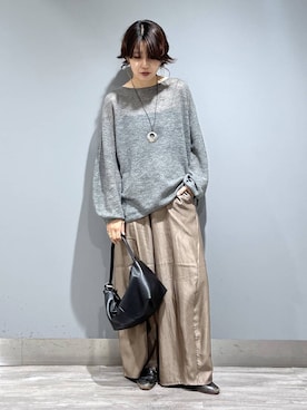 「アイテム（トップス）」を使った、Aoさん（レディース・161cm・30代）の秋コーディネート