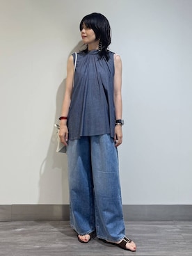 Aoさん（レディース・161cm）の夏コーディネート