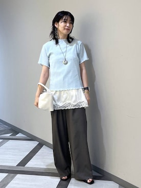 Aoさん（レディース・161cm）の夏コーディネート