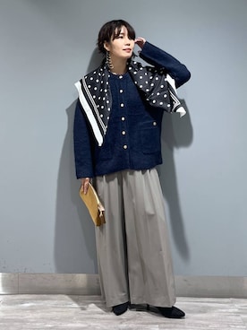 「アイテム（財布/小物）」を使った、Aoさん（レディース・161cm・30代）の秋コーディネート