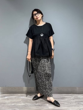 「アイテム（スカート）」を使った、Aoさん（レディース・161cm・30代）の夏コーディネート