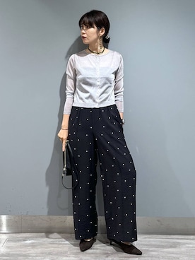「アイテム（カーディガン/ボレロ）」を使った、Aoさん（レディース・161cm・30代）の夏コーディネート