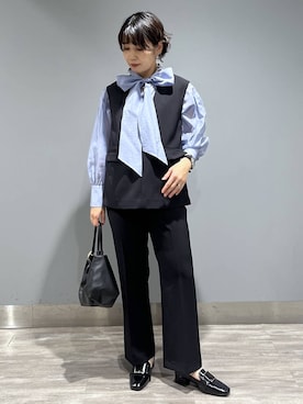 「アイテム（ワンピース/ドレス）」を使った、Aoさん（レディース・161cm・30代）の冬コーディネート