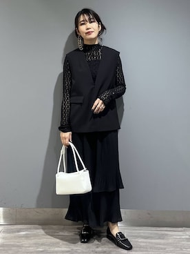 「アイテム（ワンピース/ドレス）」を使った、Aoさん（レディース・161cm・30代）の冬コーディネート