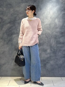 「SNAP_apart by lowrys」｜「アイテム（その他シューズ）」を使った、Aoさん（レディース・161cm）の冬コーディネート