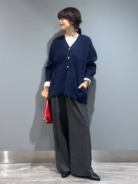 「骨格ウェーブ」｜Aoさん（レディース・161cm・30代）の秋コーディネート