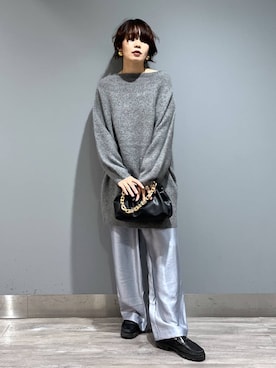 「SNAP_apart by lowrys」｜Aoさん（レディース・161cm）の秋コーディネート