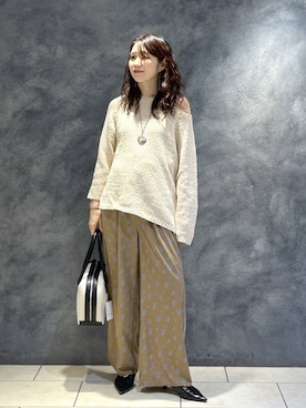 「e/rm（イーアールエム）のアイテム」を使った、Aoさん（レディース・161cm）の春コーディネート