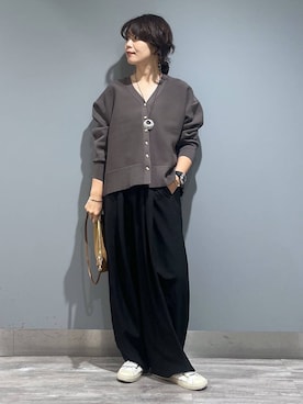 「骨格ウェーブ」｜Aoさん（レディース・161cm・30代）の秋コーディネート