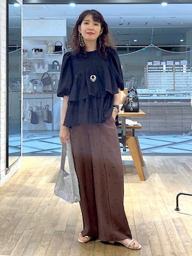 「apart by lowrys」｜Aoさん（レディース・161cm）の春コーディネート