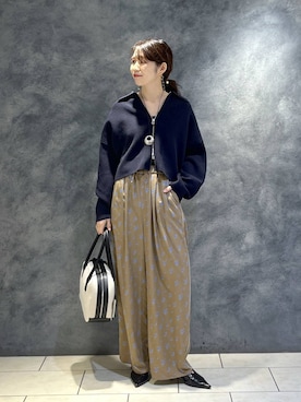 「e/rm（イーアールエム）のアイテム」を使った、Aoさん（レディース・161cm）の春コーディネート