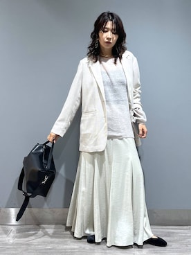 「A part by（アパートバイ）のアイテム（バレエシューズ）」を使った、Aoさん（レディース・161cm）の秋コーディネート