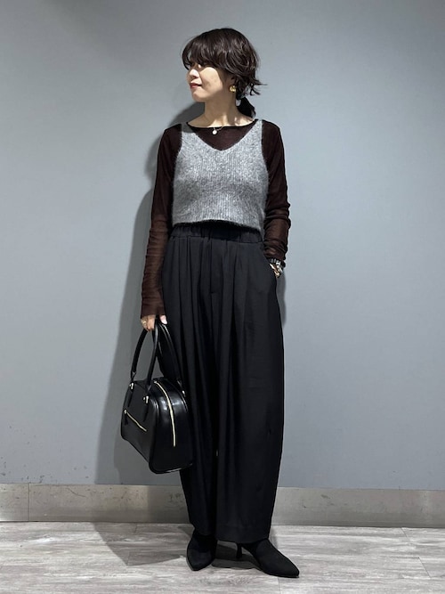 セール】フォックスカシミヤウールキャミ（キャミソール）｜A part by